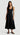 Marcy Dress in Cotton Sateen | Black