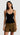Ribbed Cami in Viscose Polyester | Black