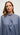 Cowl Neck Blouse in Double Georgette | Powder Blue