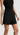 Mini Tailored Shorts in Viscose Linen Twill | Black